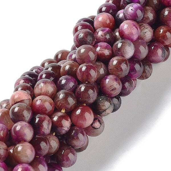 Natural Rainbow Tiger Eye Beads Strands