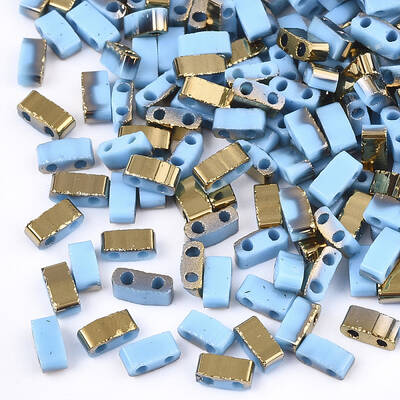 Electroplate Opaque Glass Seed Beads