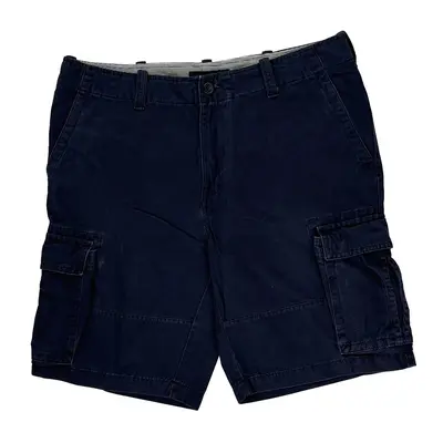 Tommy Hilfiger Cargo Shorts - 34? Waist Navy Cotton