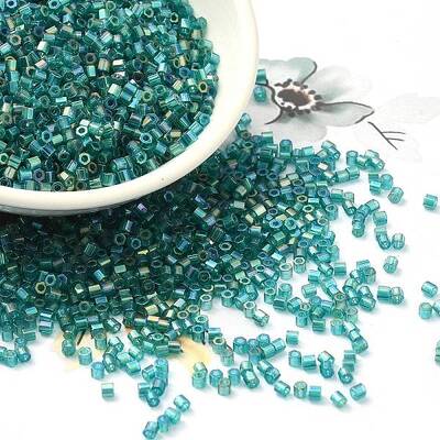 Transparent Colours AB Glass Seed Beads