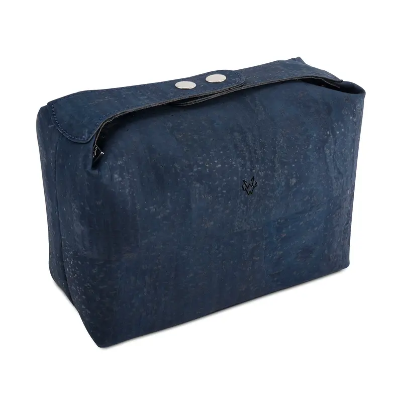 Cork Wash Bag in Blue