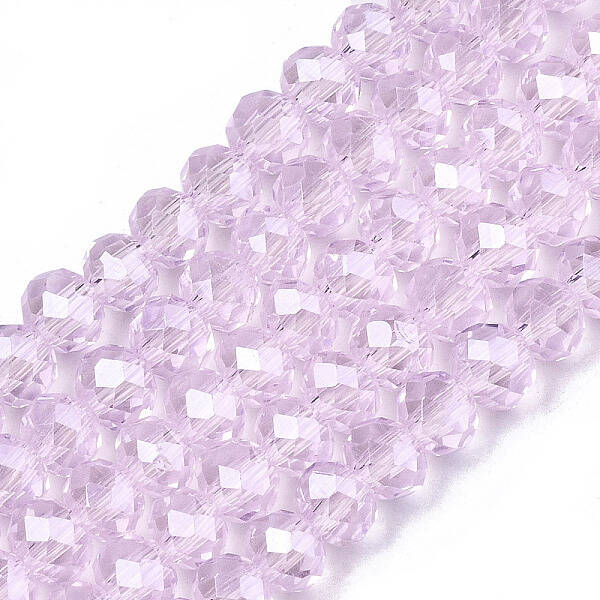 Electroplate Glass Beads Strands