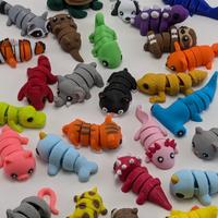 Live Pick Mini Animals - Pick Your Minis, Containers & Displays - Unique Articulating 3D Printed Collectible Figurines
