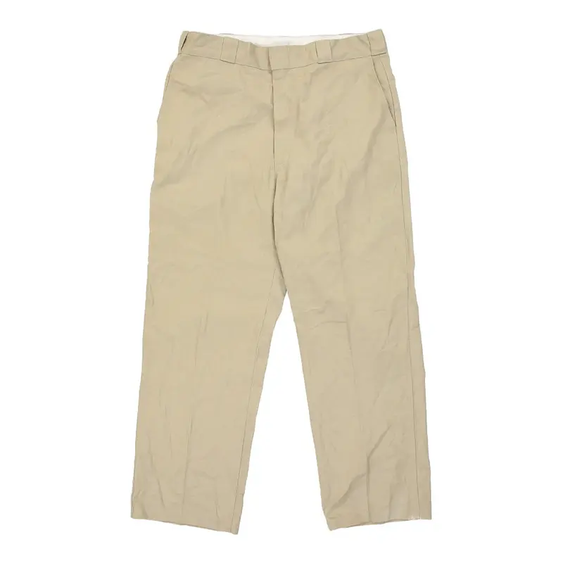 Vintage Dickies Trousers - 36W 29L Beige Polyester Blend