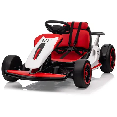 Garvee Ride - G Series: 6+,24V Drift Kart with 2X150W Strong Motor, 7AH Big Battery, Electric Pedals, Electric Go Kart Outdoo...