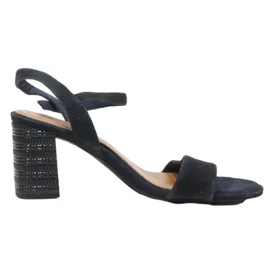 TAMARIS Strappy Heels Blue Leather Womens UK 6