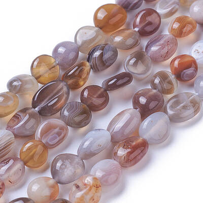 Natural Botswana Agate Beads Strands