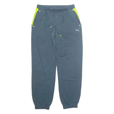 PUMA Mens Joggers Blue Tapered M W30 L30