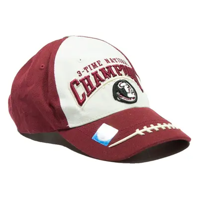 TOP OF THE WORLD Mens Baseball Cap Maroon Wool ONE SIZE