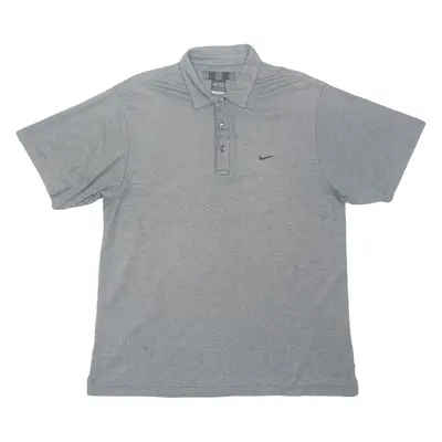 NIKE Golf Dri-fit Mens Polo Shirt Grey L