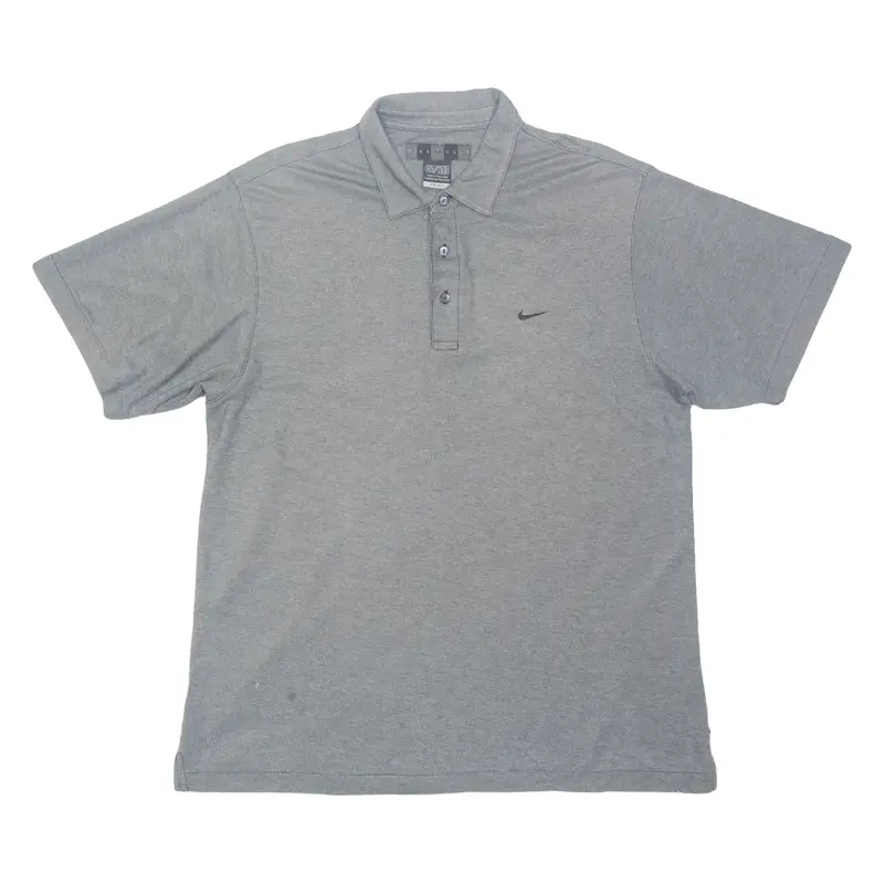 NIKE Golf Dri-fit Mens Polo Shirt Grey L