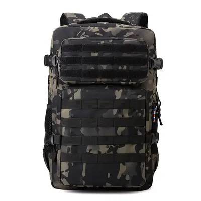 Outdoor Camouflage Pattern Backpack, Multifunctional Large Capacity Sport Backpack for Hiking Mountaineering, Casual Simple T...