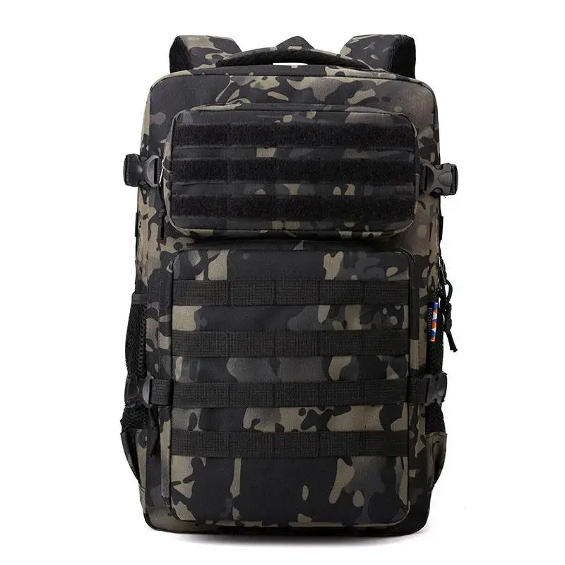 Outdoor Camouflage Pattern Backpack, Multifunctional Large Capacity Sport Backpack for Hiking Mountaineering, Casual Simple T...