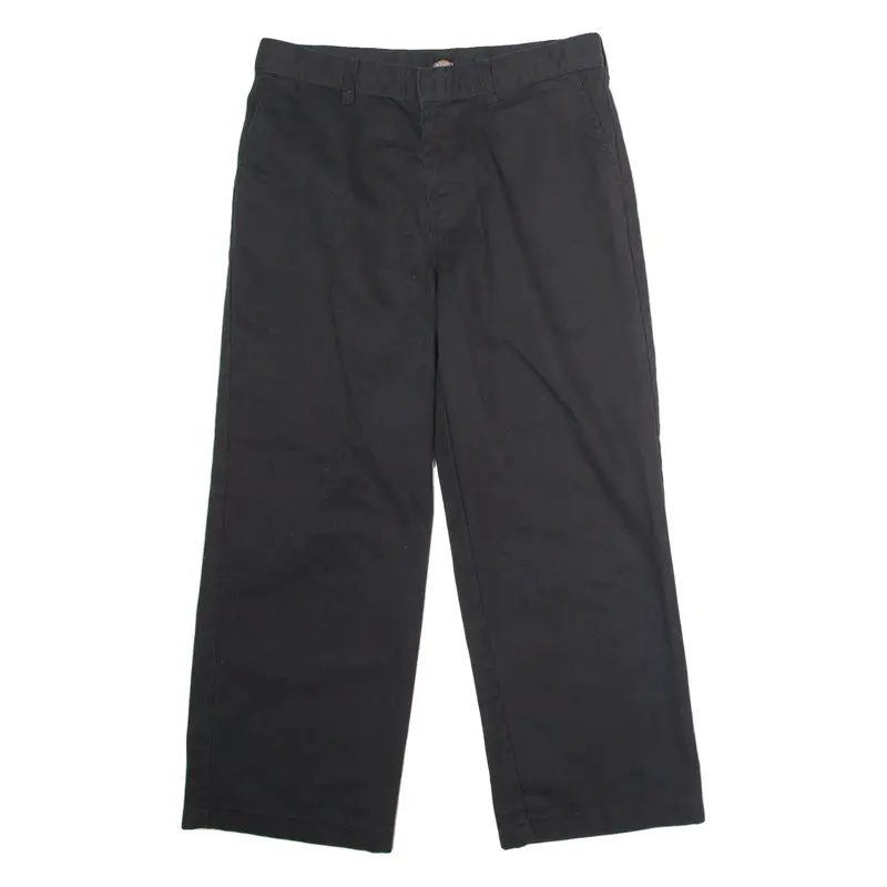 DICKIES Workwear Womens Trousers Black Regular Straight W32 L25