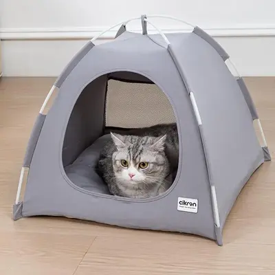 Comfortable Soft Cooling Cat Bed, Summer Cooling Cat House, Pet Supplies for Dog & Cat