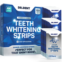 DRDENT Professional Teeth Whitening Strips - Pack of 44 Strip - 22 Treatments Kit - Safe for Enamel - Non Sensitive Teeth Whi...
