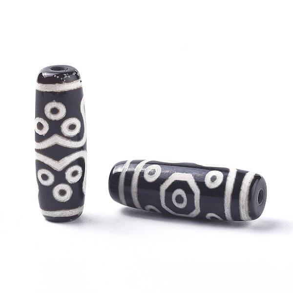 Tibetan Style 11-Eye dZi Beads