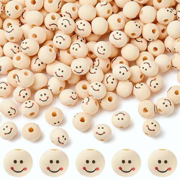 Printed Wood Beads