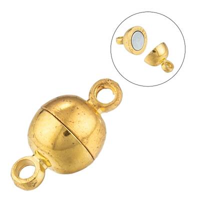 Brass Magnetic Clasps with Loops