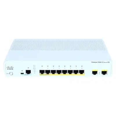 WS-C2960CPD-8PT-L Cisco WS-C2960CPD-8PT 8-Port + 2-Port SFP L2 Switch