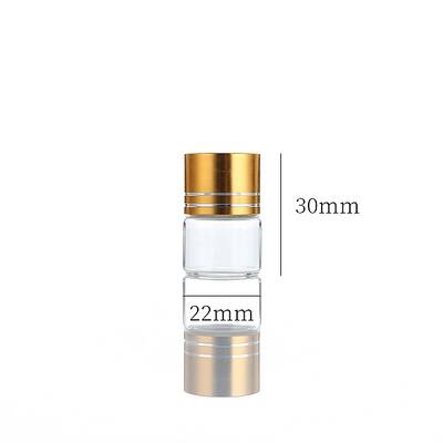 Clear Glass Bottles Bead Containers