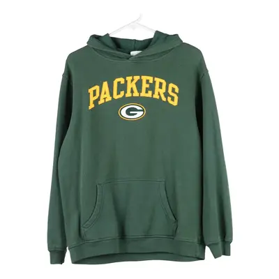 Age 14-16 Green Bay Packers N.F.L. Team Apparel Hoodie - XL Green Cotton Blend
