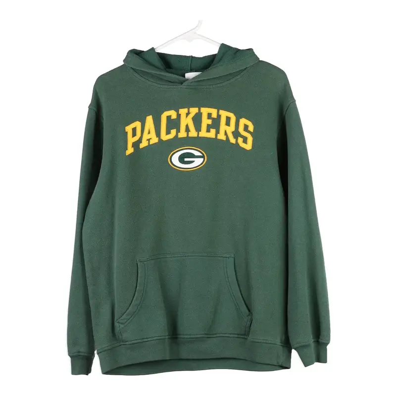 Age 14-16 Green Bay Packers N.F.L. Team Apparel Hoodie - XL Green Cotton Blend