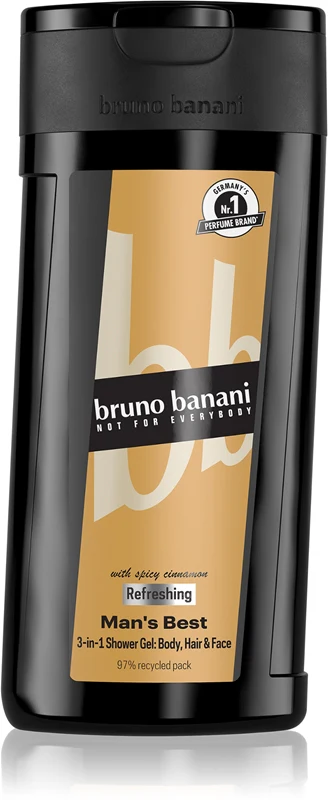 Bruno Banani Best 3 in 1 refreshing shower gel for men 250 ml