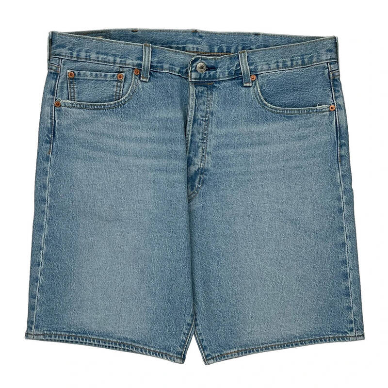 501 Levis Denim Shorts - 38W 9L Light Wash Cotton
