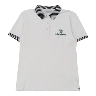 Best Company Polo Shirt - XL White Cotton | Size: x-large