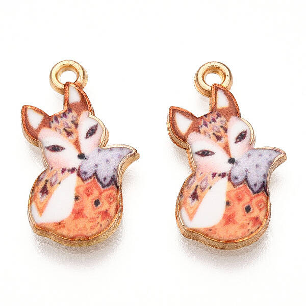 Painted Alloy Pendants
