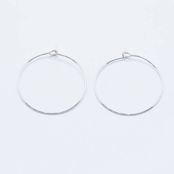 Long-Lasting Plated Brass Hoop Earrings Findings