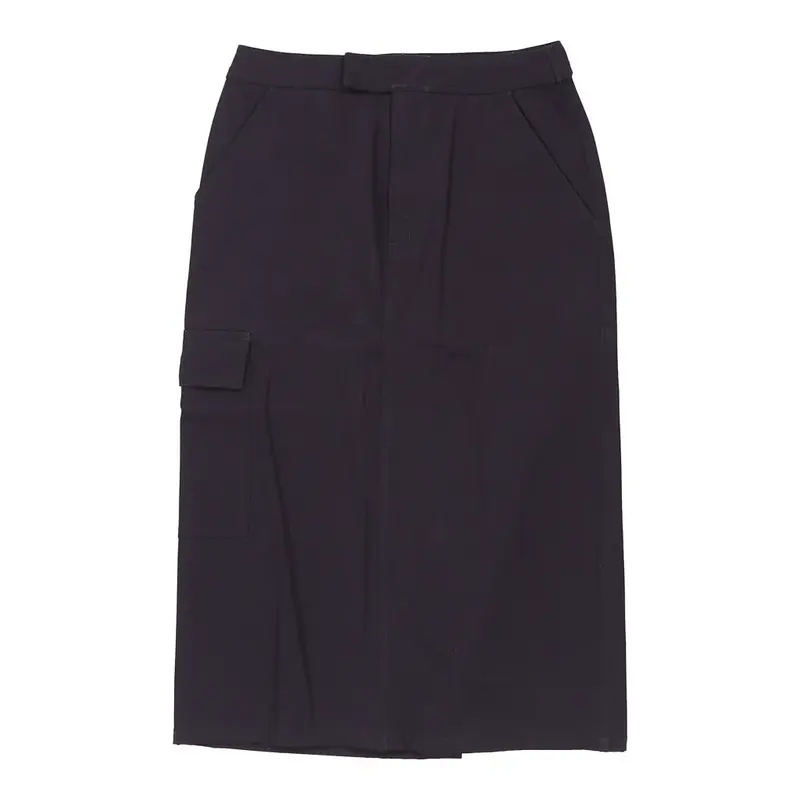 Moschino Jeans Midi Pencil Skirt - 28W UK 8 Purple Nylon Blend | Size: UK 8