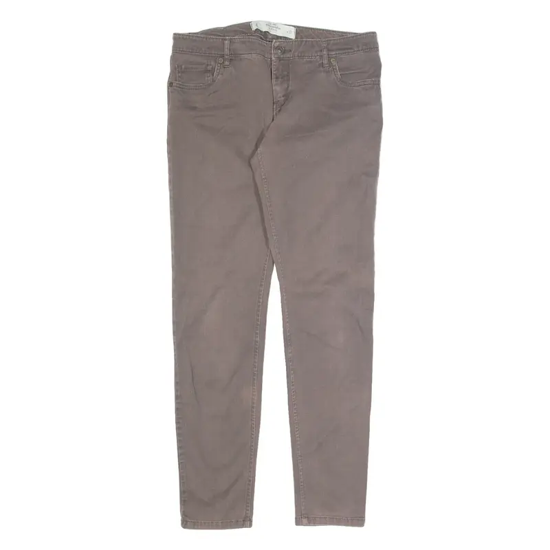 ABERCROMBIE & FITCH Womens Jeans Brown Regular Tapered W30 L28