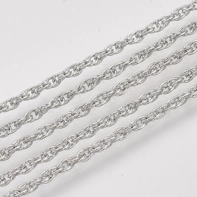 Soldered Brass Covered Iron Rope Chains
