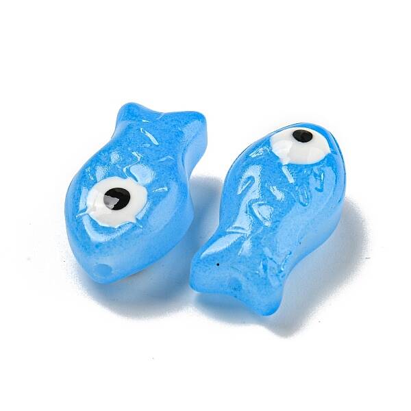 Handmade Transparent Glass Beads