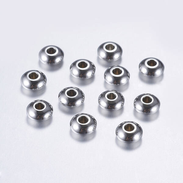 Tarnish Resistant 201 Stainless Steel Spacer Beads