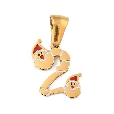 Christmas Theme 304 Stainless Steel Pendants