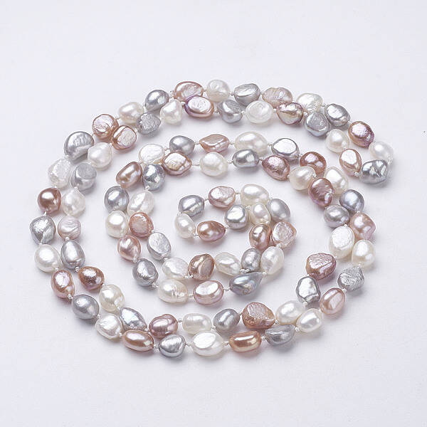 Natural Pearl Beaded Necklaces