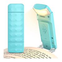 USB Rechargeable Book Light with Timer, Clip-on LED Bookmark Reading Light in Bed, 3 Amber Modes & 5 Levels,Long Lasting, Per...