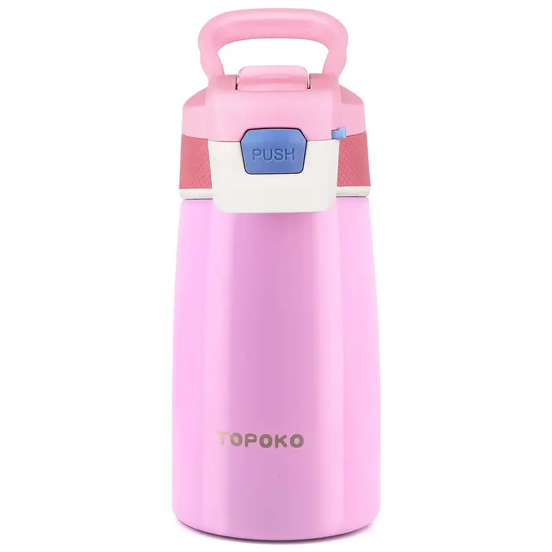 Keep Cold and Warm,Stainless Steel Kids Water Bottle Leak Proof BPA-Free Sports Bottle ,Thermoses ,universal bottlestraw Mug ...