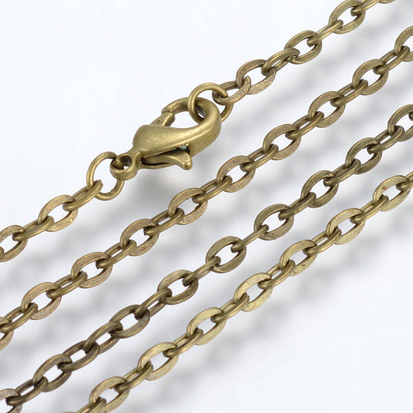 Iron Cable Chains Necklace Making