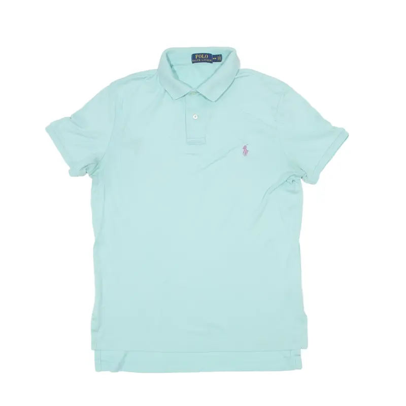 POLO RALPH LAUREN Polo Shirt Green Short Sleeve Mens M