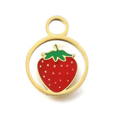 304 Stainless Steel Enamel Charms