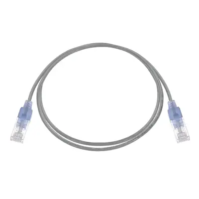 15155 Monoprice Cat6A Ethernet Patch Cable SlimRun Snagless RJ45 550MHz UTP Pure Bare Copper 10G 30AWG 10-Pack 3ft Gray