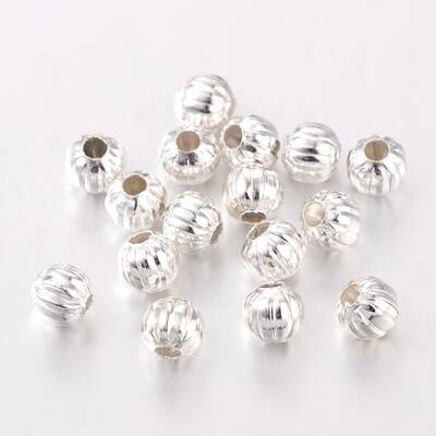Iron Corrugated Beads