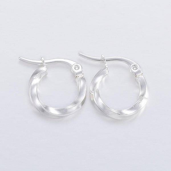 304 Stainless Steel Hoop Earrings