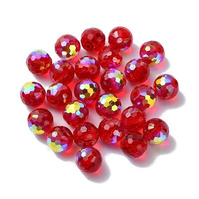 AB Color Plated Glass Beads