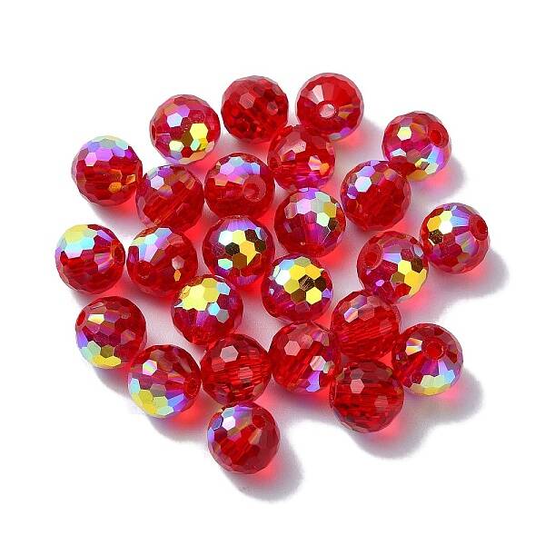AB Color Plated Glass Beads