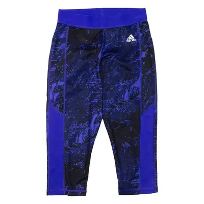 ADIDAS Tech Fit Womens Sports Shorts Blue Slim Crazy Pattern UK 8 W22